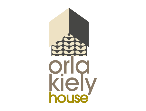Orla Kiely curtains logo